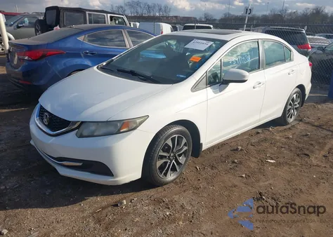 2015 Honda Civic Ex z USA, uszkodzony, nr VIN 19XFB2F85FE065648